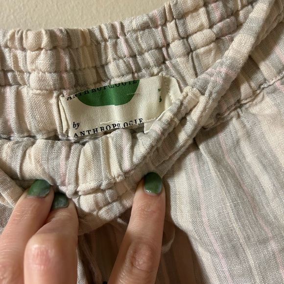 Anthropologie striped linen short - Picture 4 of 6